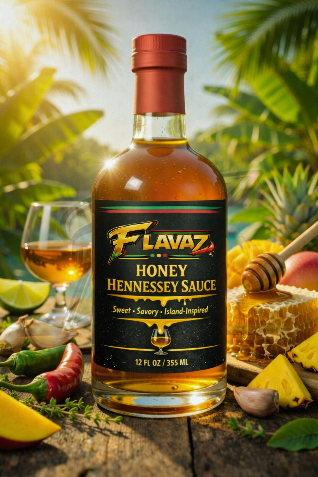 FLAVAZ Honey Hennessy Sauce